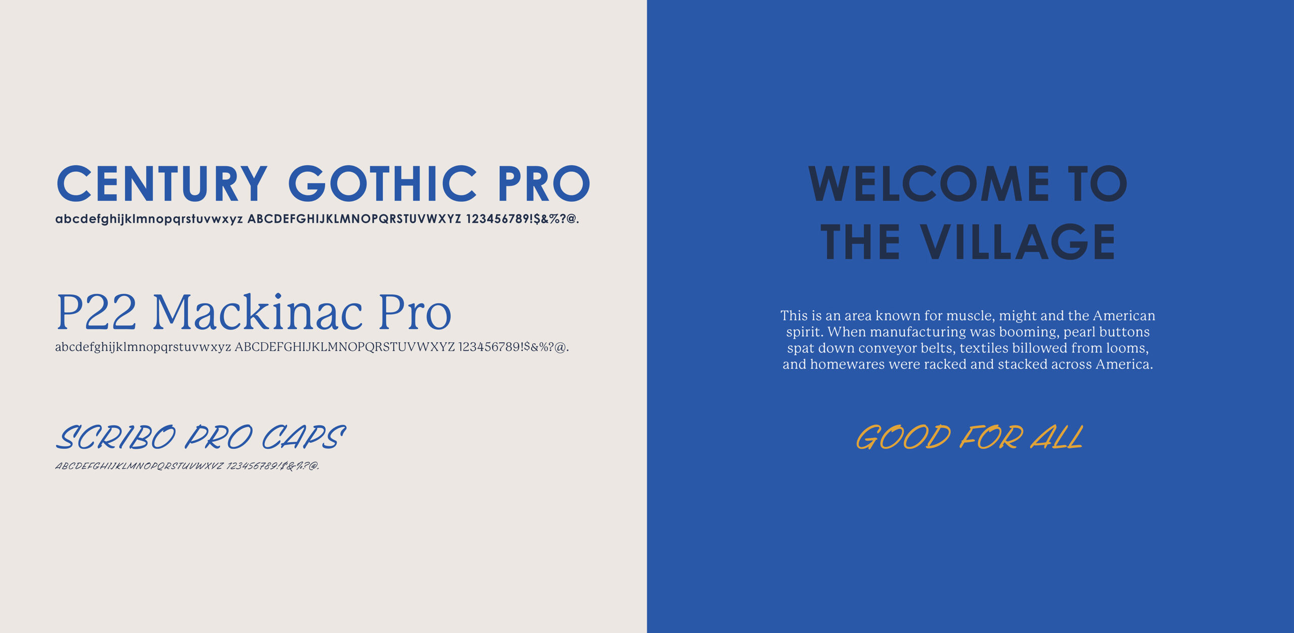 The Village_Typography